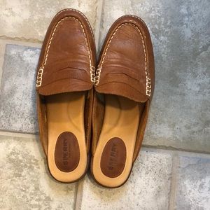 Sperry Leather Mules 9.5